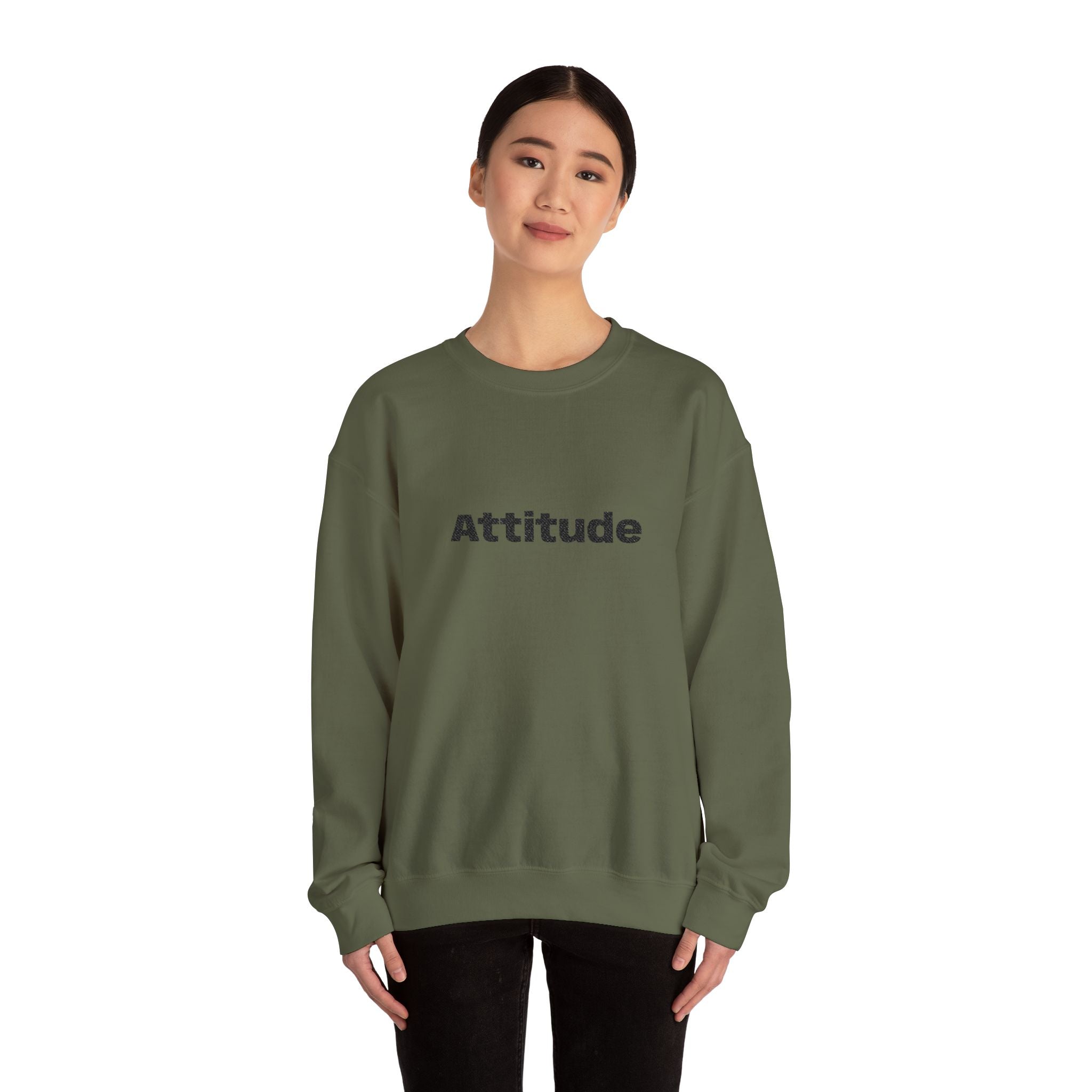 Copy of Cool sweatshirt w Attitude. Shows your strong determined and an overachiever
